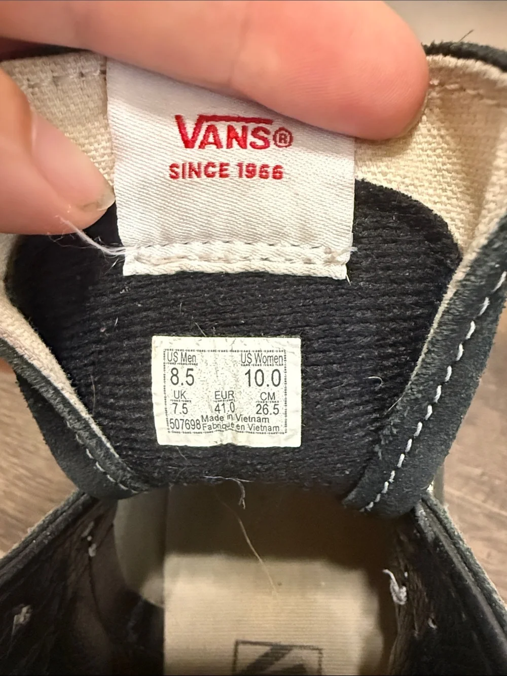 Vans High Top Skate Sneakers size 8.5